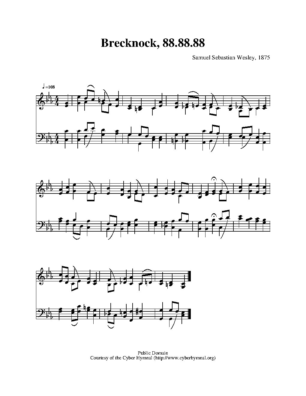 Brecknock - Choir Script PDF Thumbnail