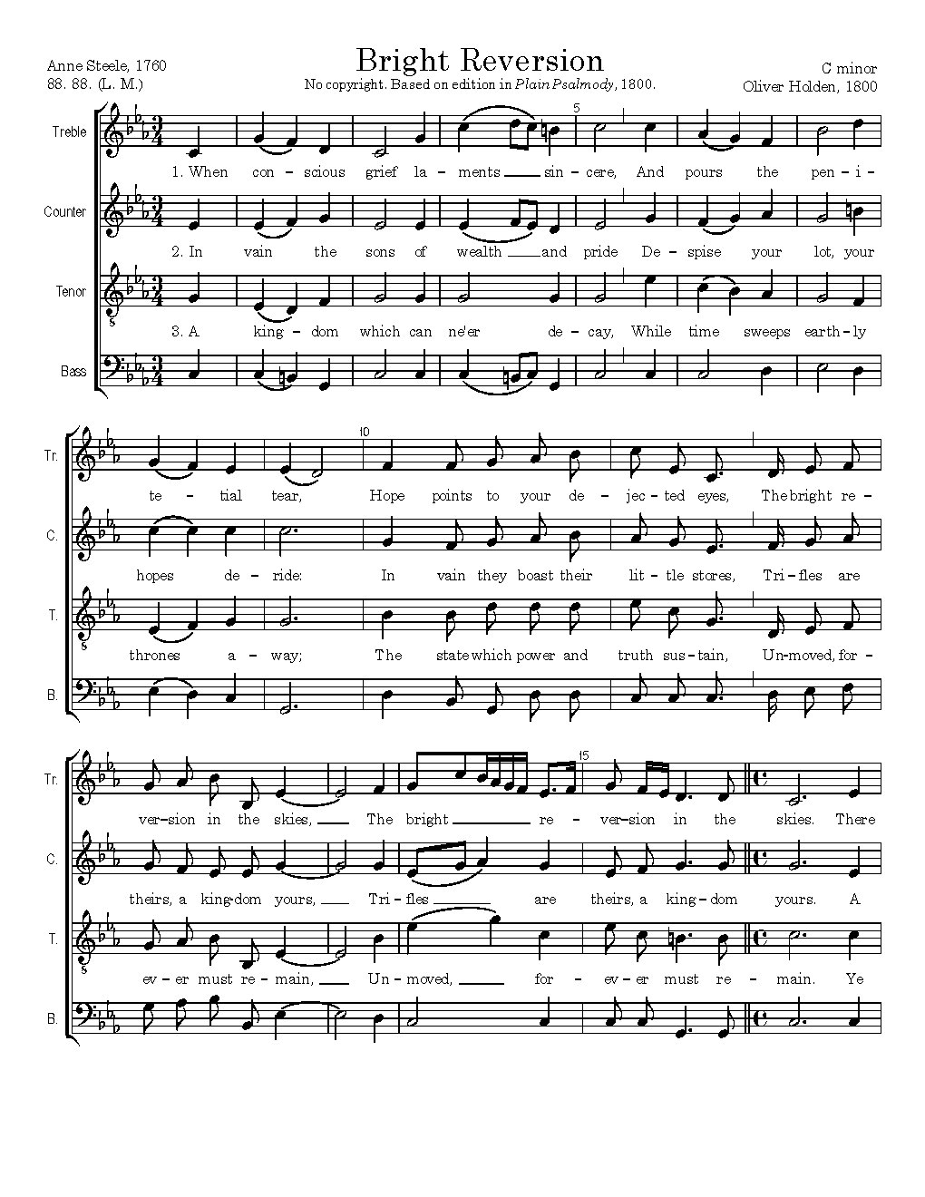 Bright Reversion - Choir Script PDF Thumbnail