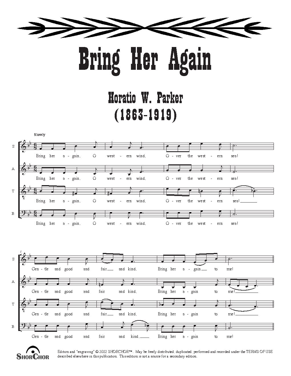 Bring her again
