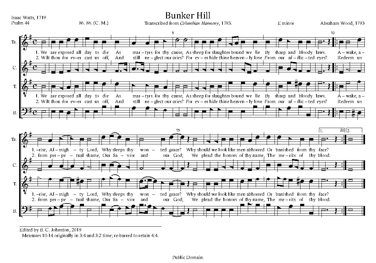 Bunker Hill - Choir Script PDF Thumbnail