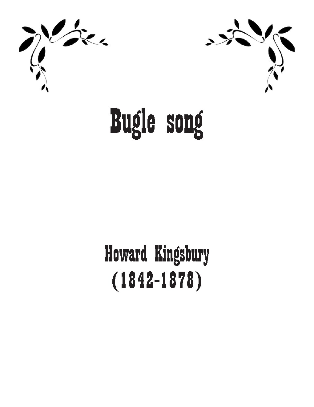 Bugle song - Choir Script PDF Thumbnail