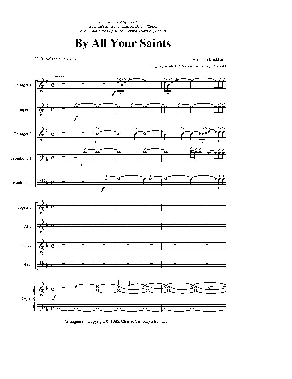 By All Your Saints