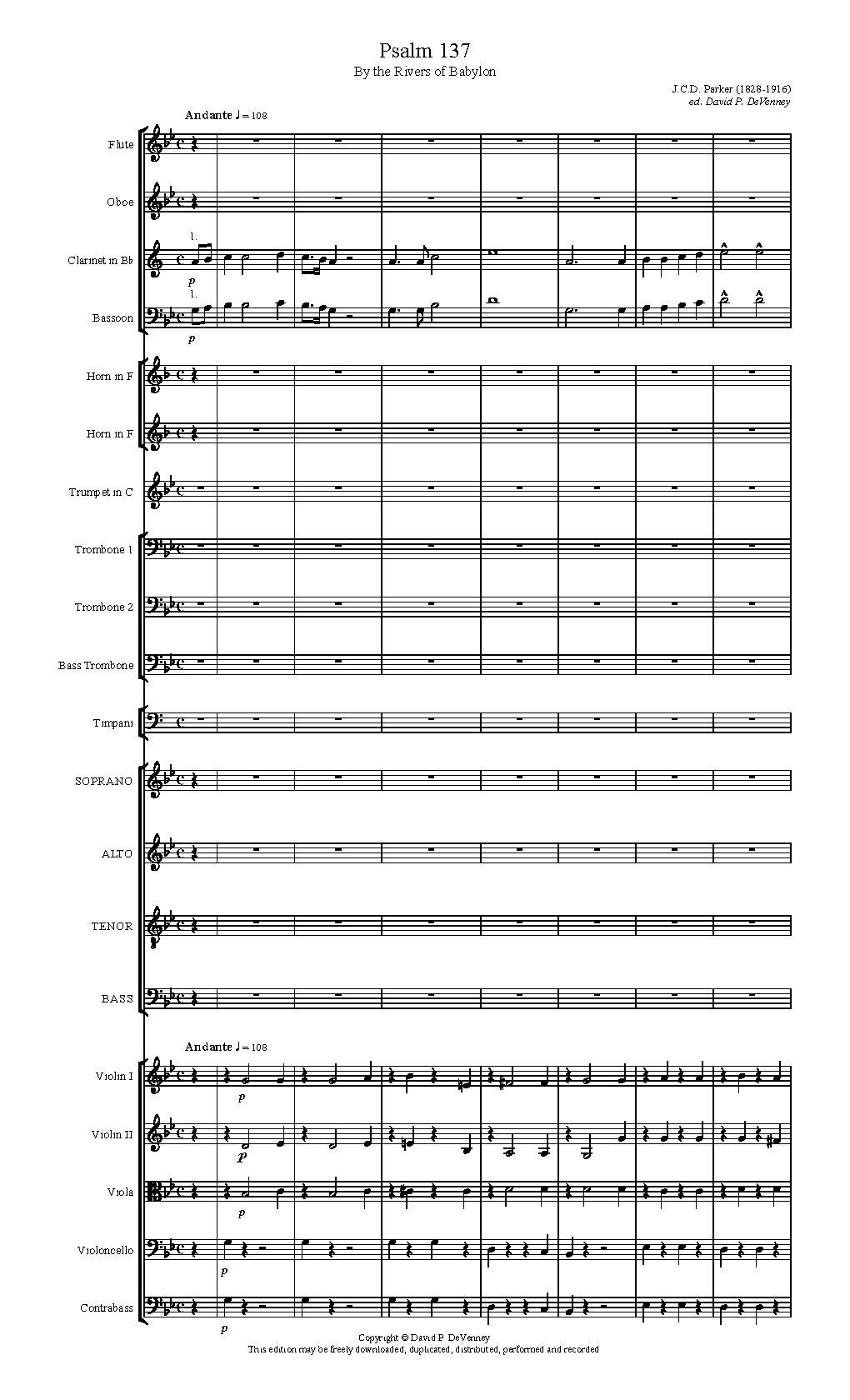 By the Rivers of Babylon - Choir Script PDF Thumbnail