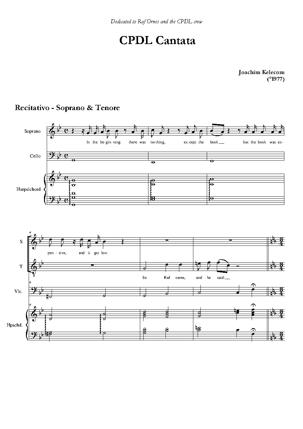 CPDL Cantata - Choir Script PDF Thumbnail