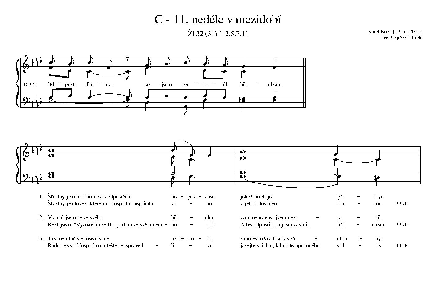C - 11. neděle v mezidobí