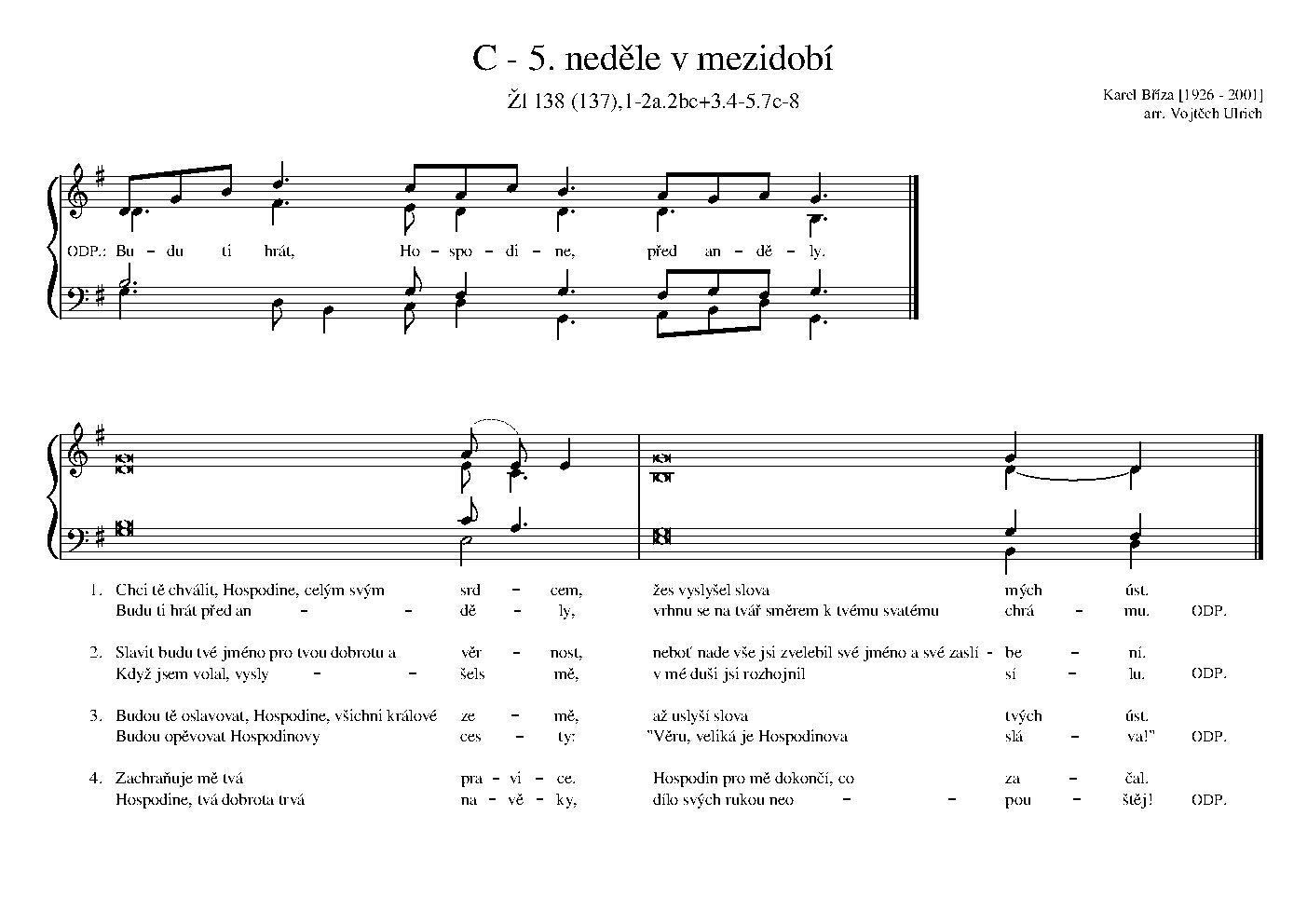 C - 5. neděle v mezidobí