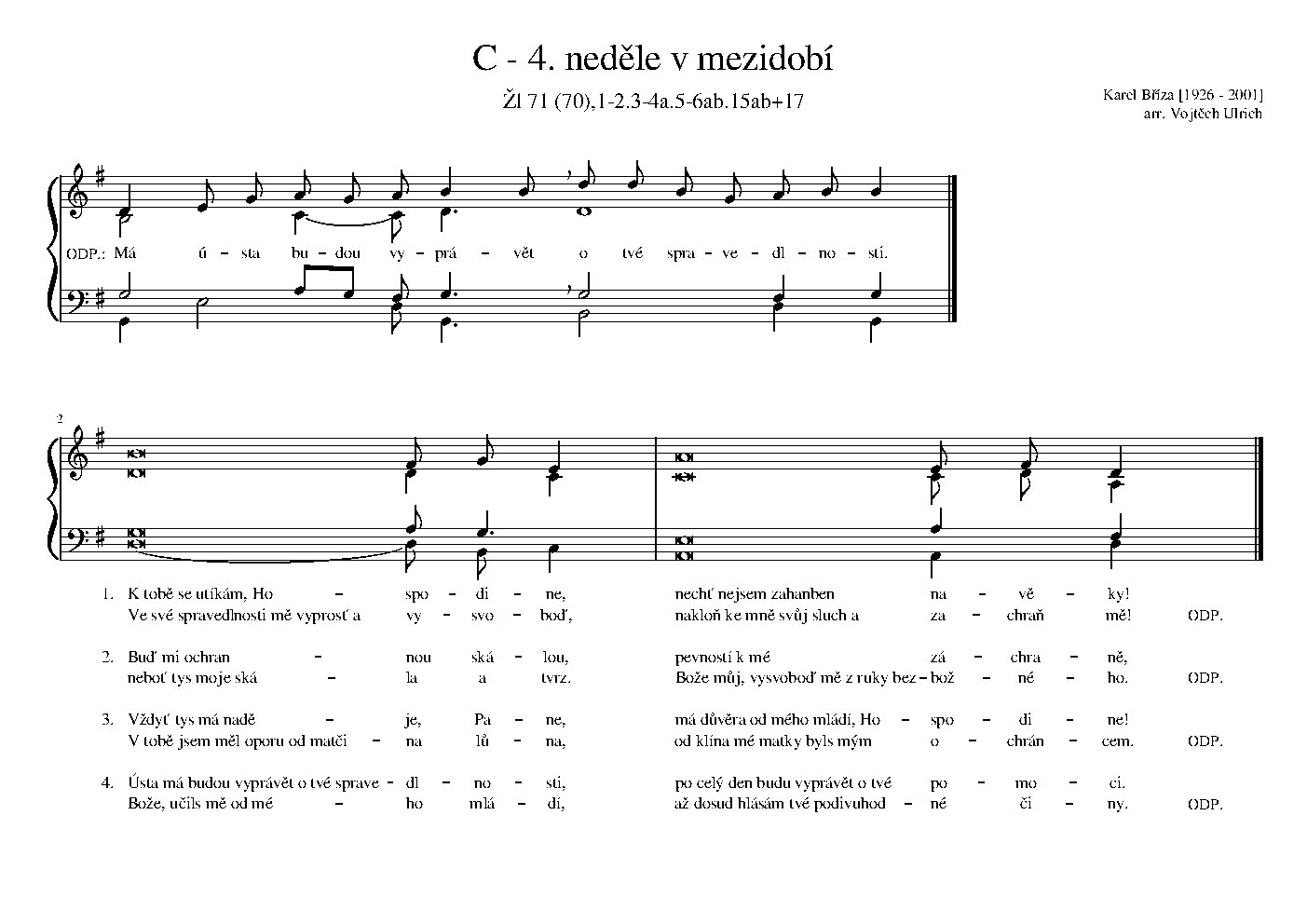 C - 4. neděle v mezidobí