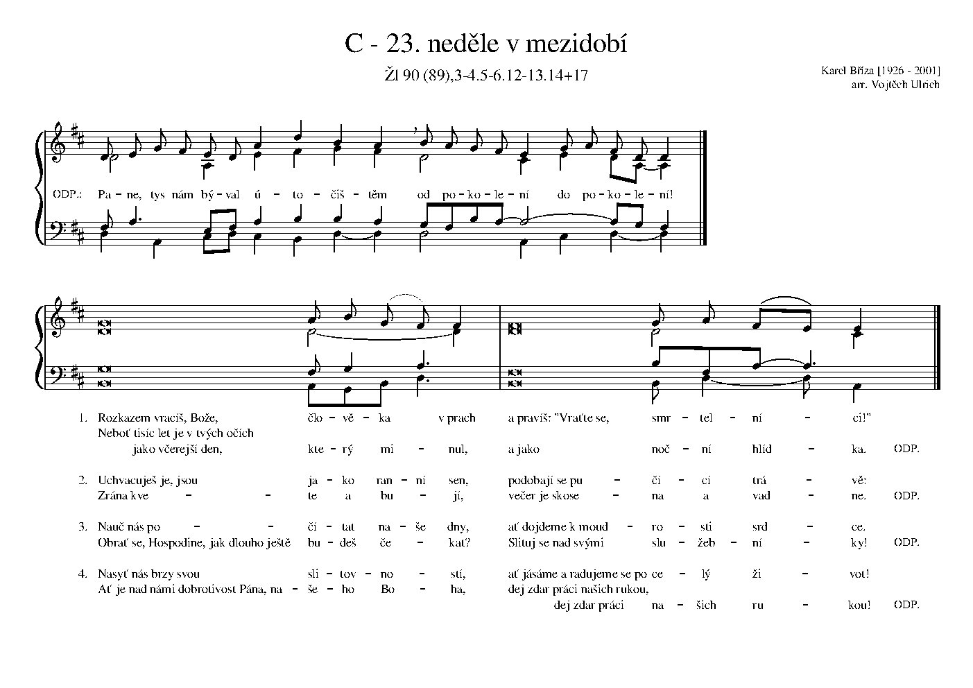 C - 23. neděle v mezidobí