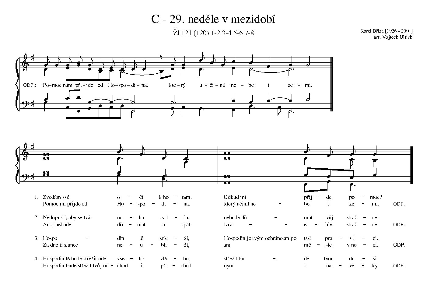C - 29. neděle v mezidobí