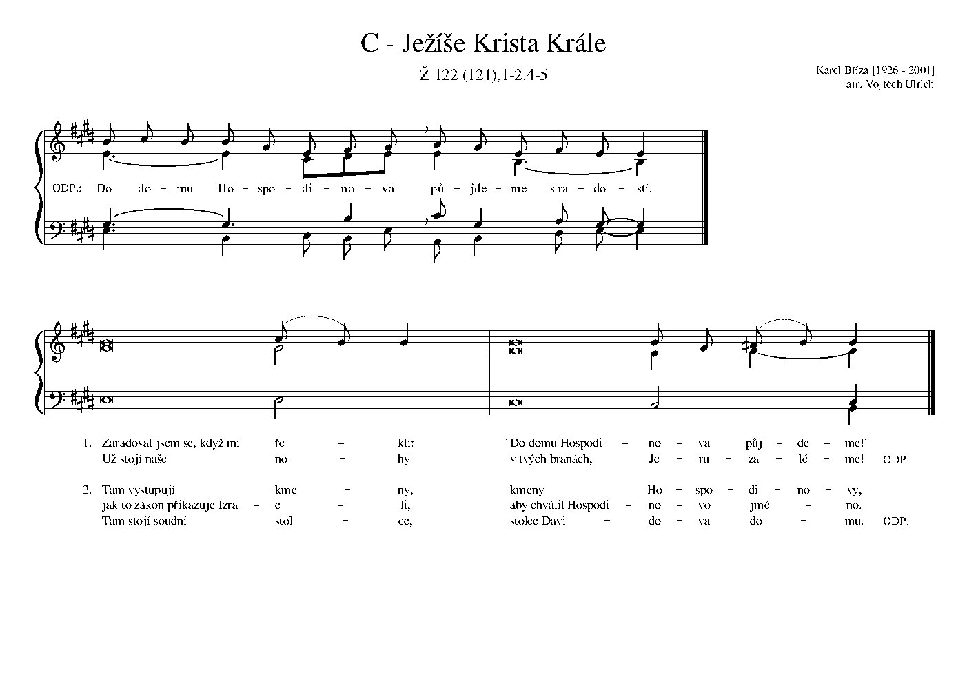 C - Ježíše Krista Krále
