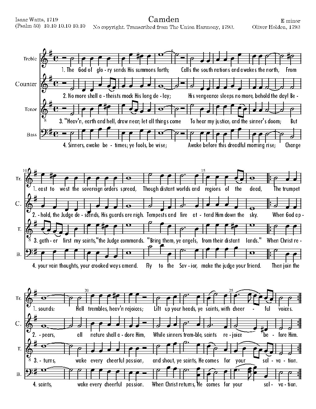 Camden - Choir Script PDF Thumbnail