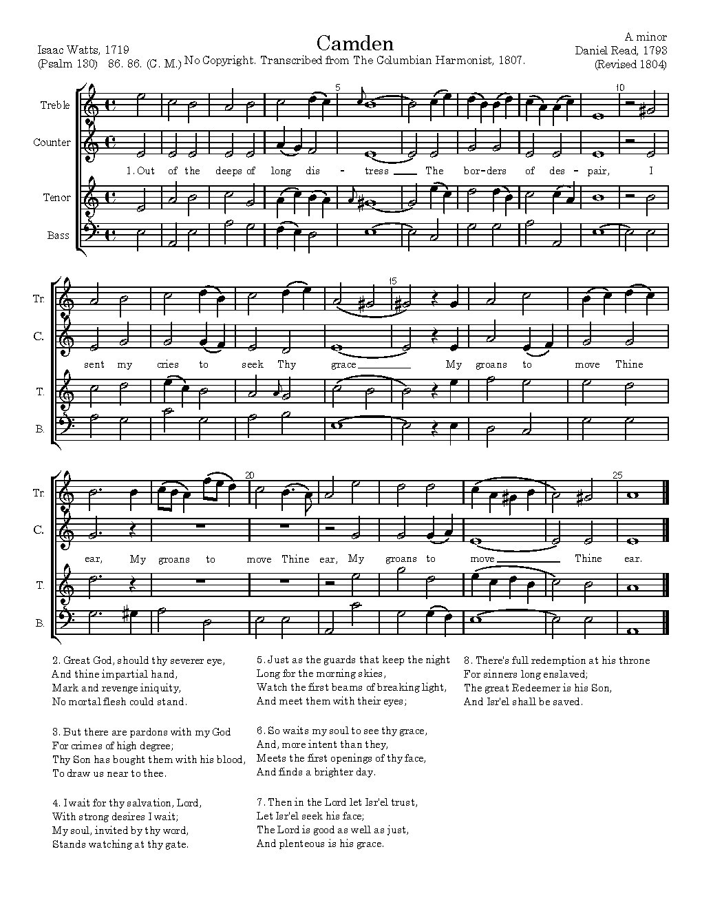 Camden - Choir Script PDF Thumbnail