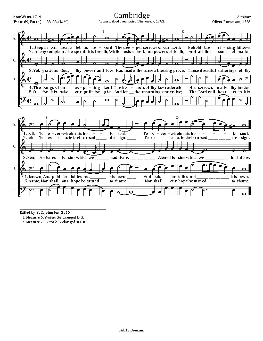 Cambridge - Choir Script PDF Thumbnail
