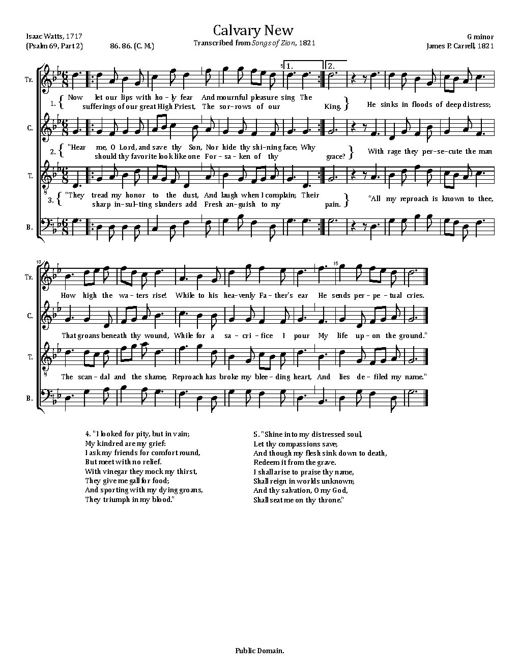 Calvary New - Choir Script PDF Thumbnail