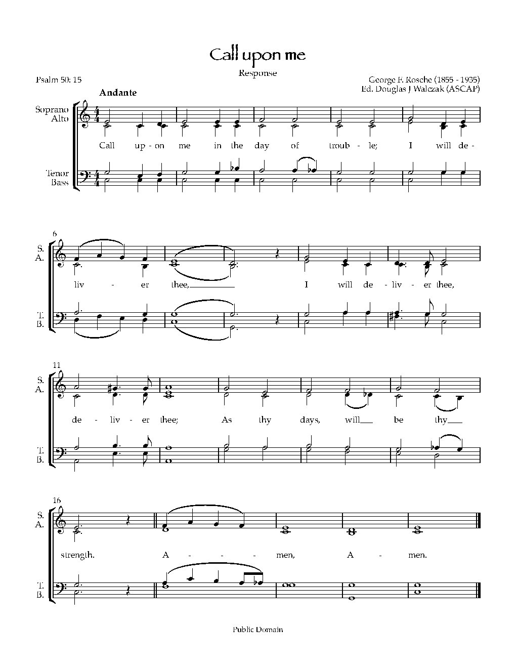 Call upon me - Choir Script PDF Thumbnail