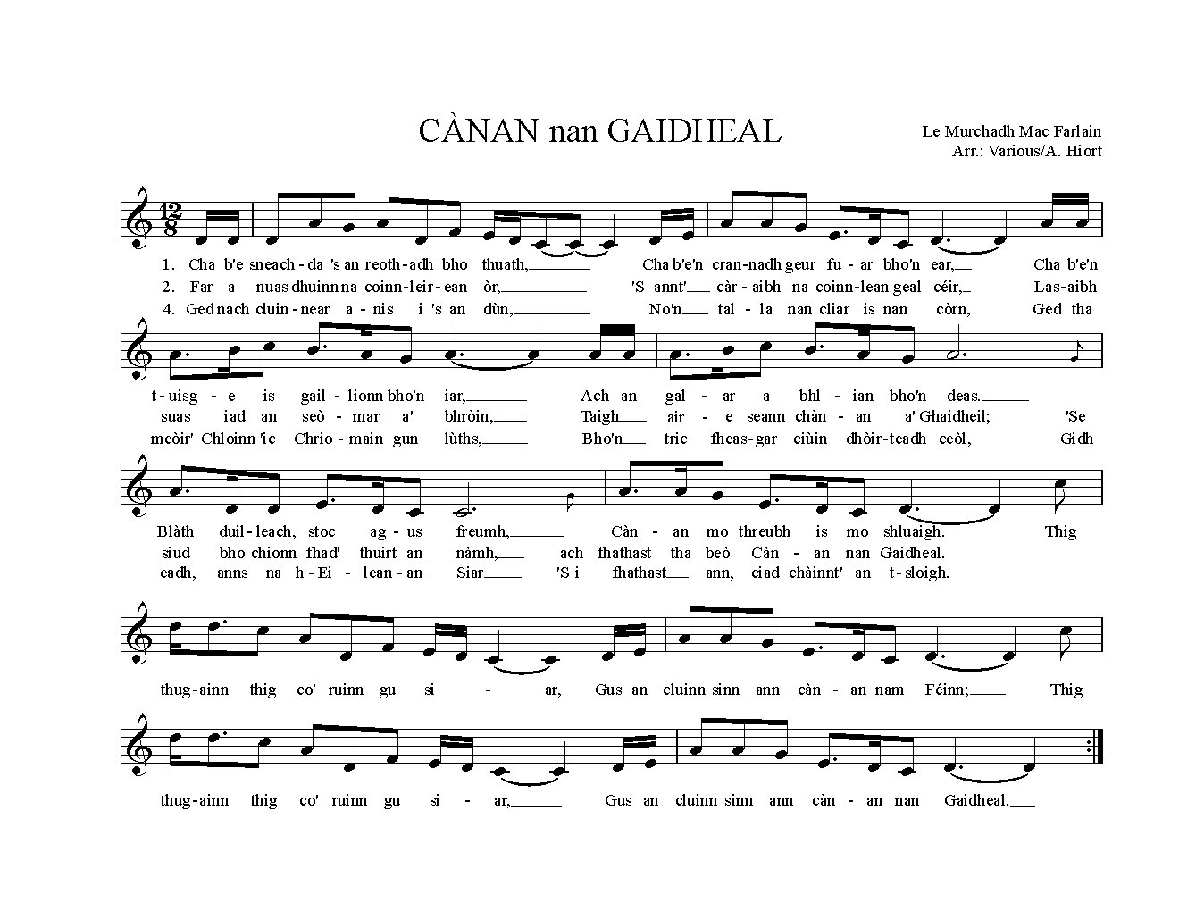 Cànan nan Gàidheal