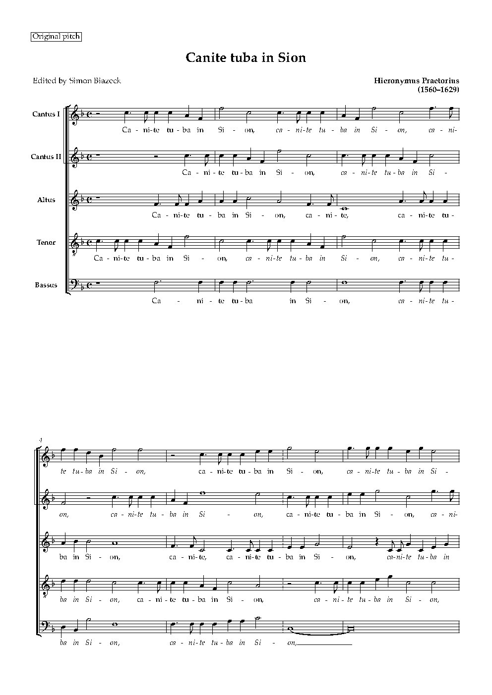Canite tuba - Choir Script PDF Thumbnail