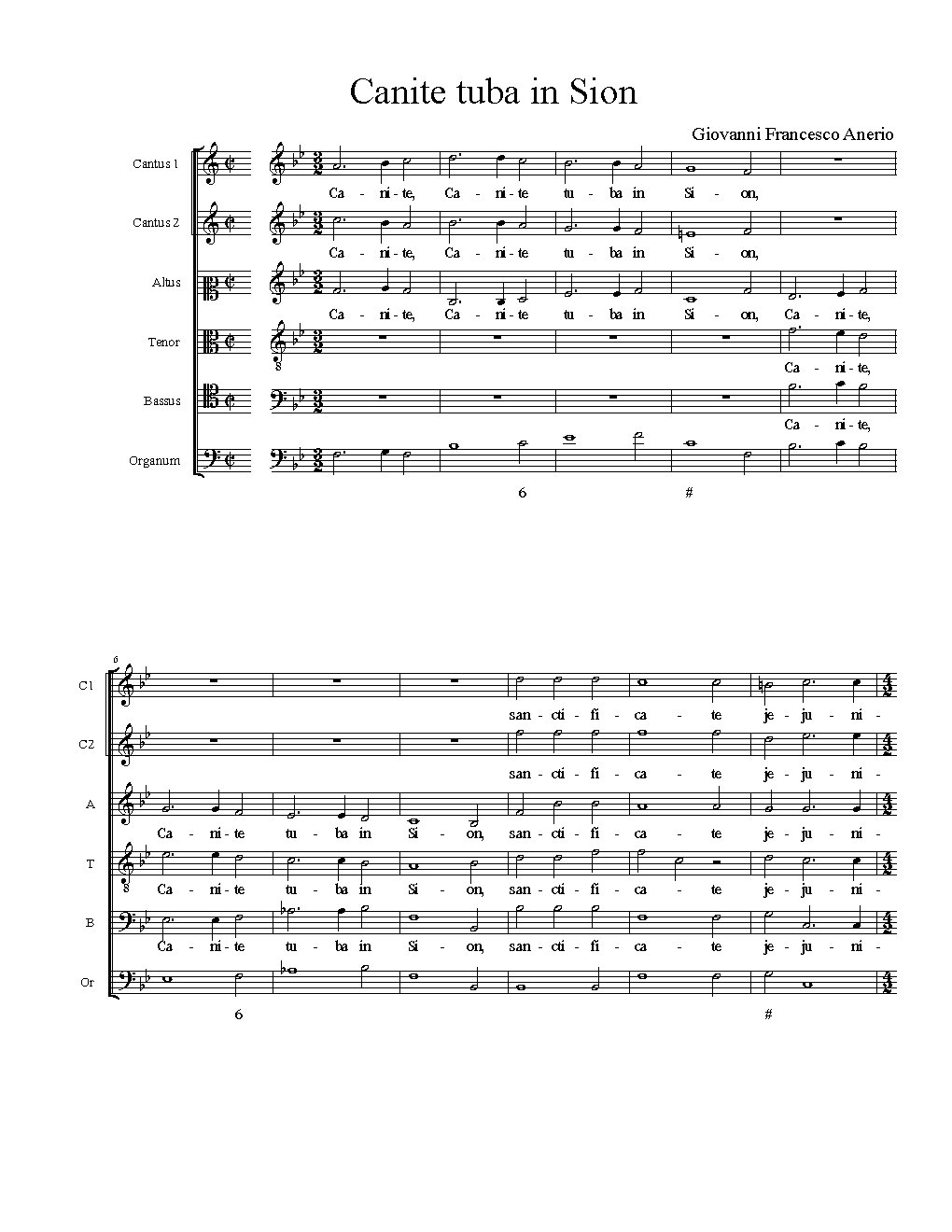 Canite tuba in Sion - Choir Script PDF Thumbnail