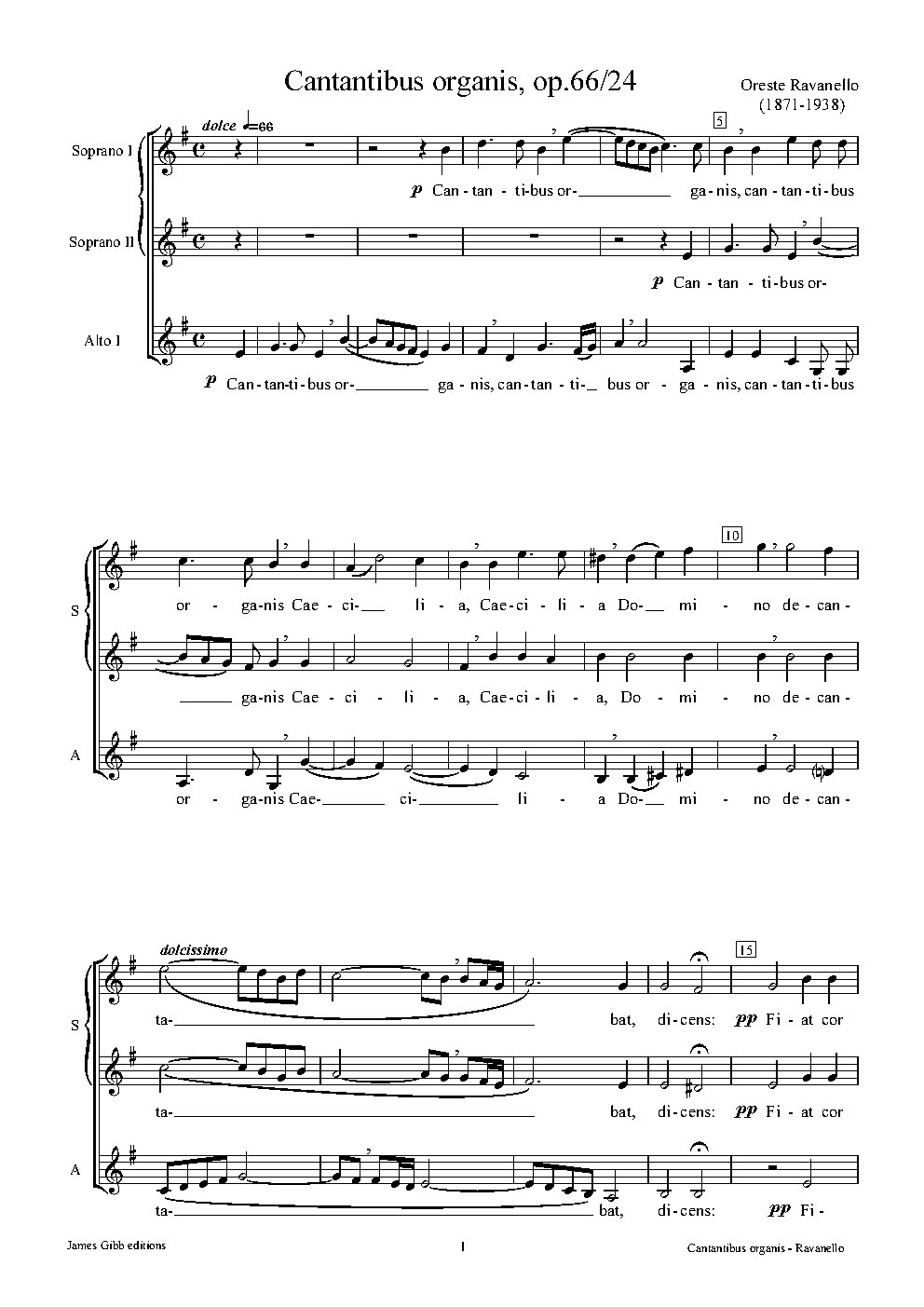 Cantantibus organis, op.66/24