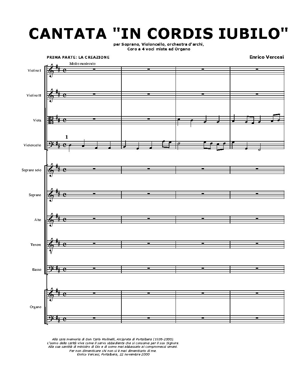 Cantata "In cordis iubilo" (Christmas Cantata)