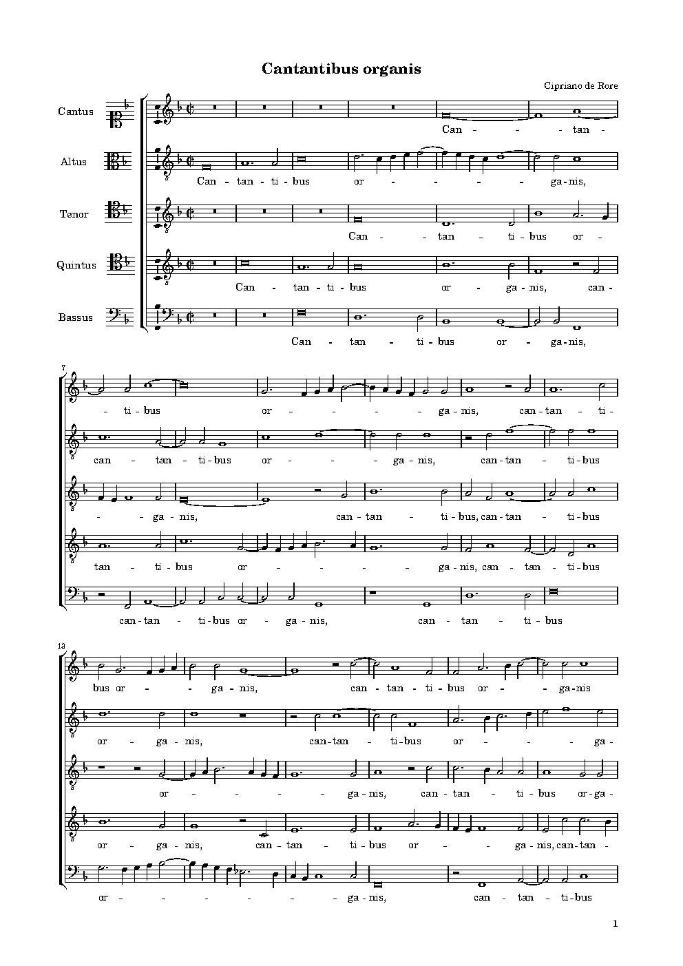 Cantantibus organis Cecilia virgo