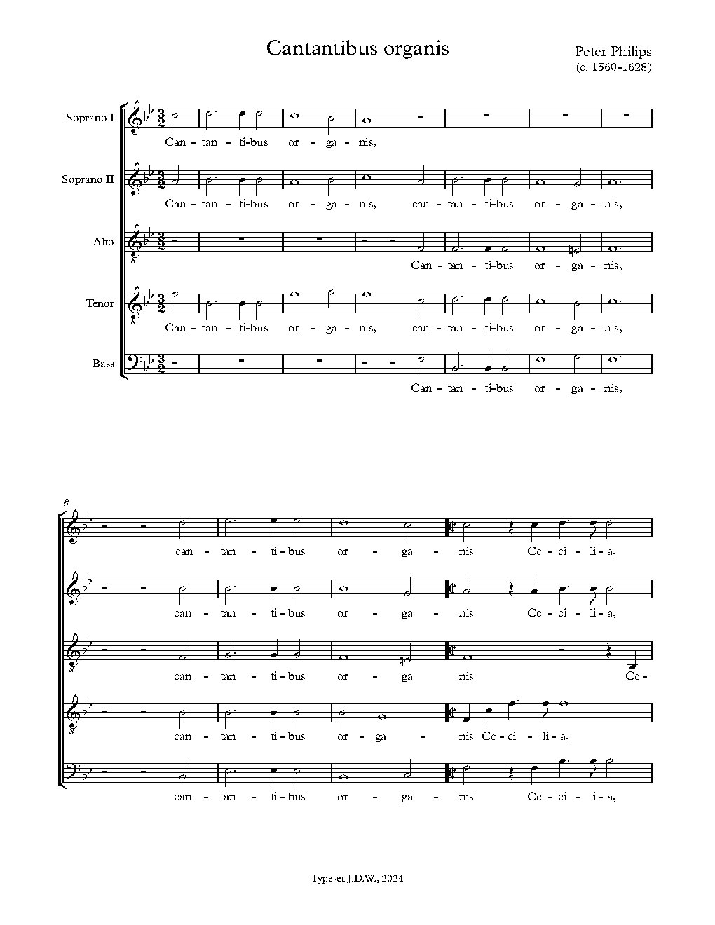 Cantatibus organis