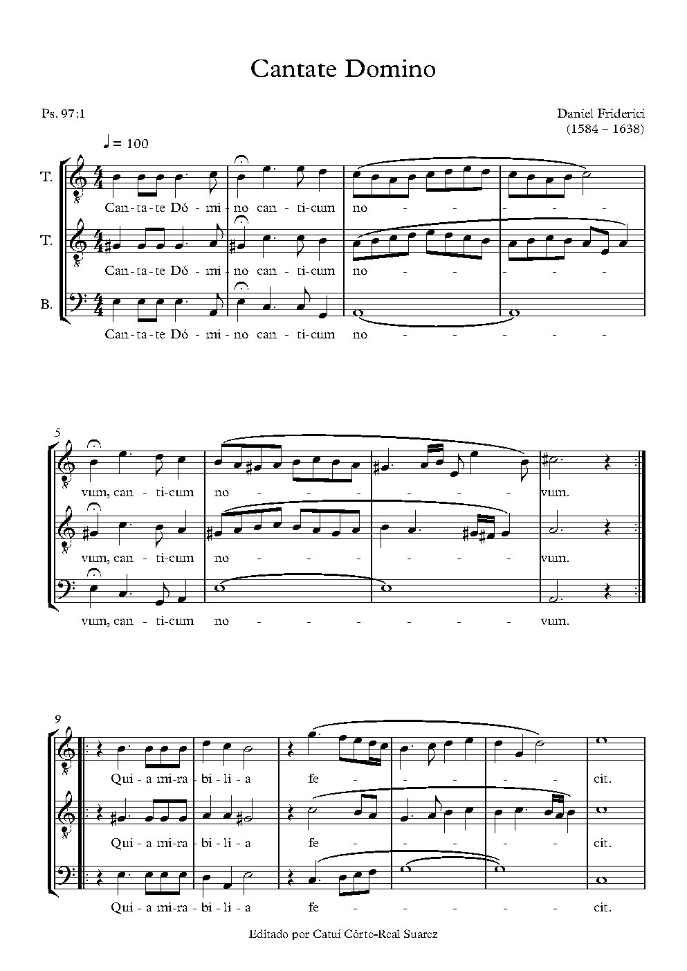 Cantate Domino