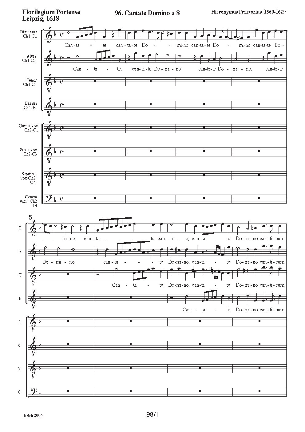 Cantate Domino