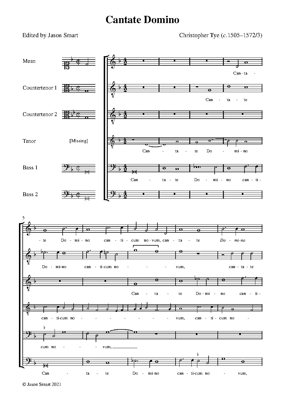 Cantate Domino