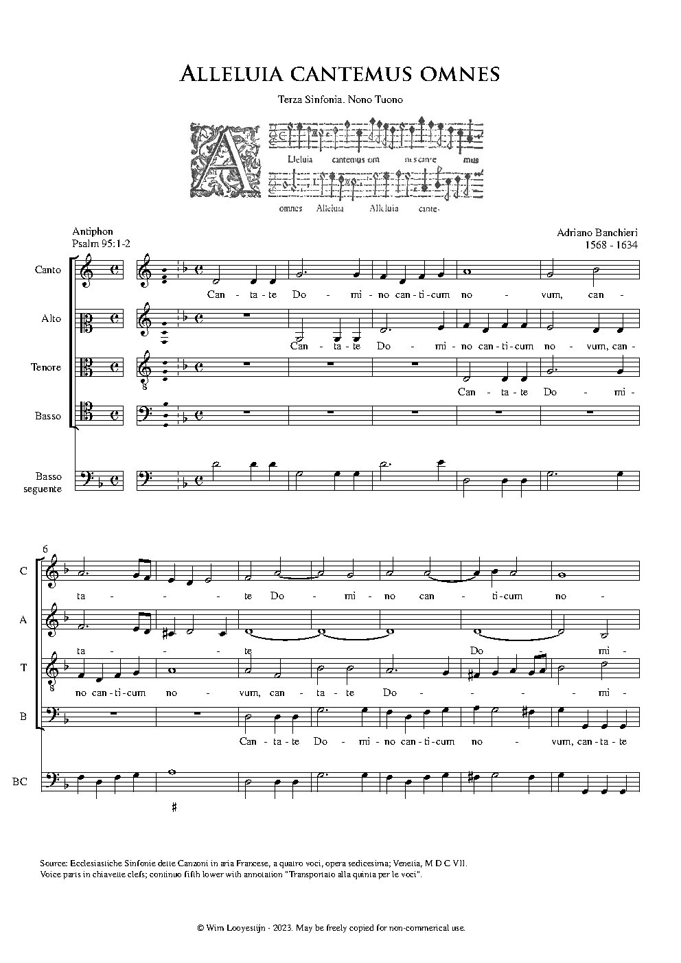Cantate Domino