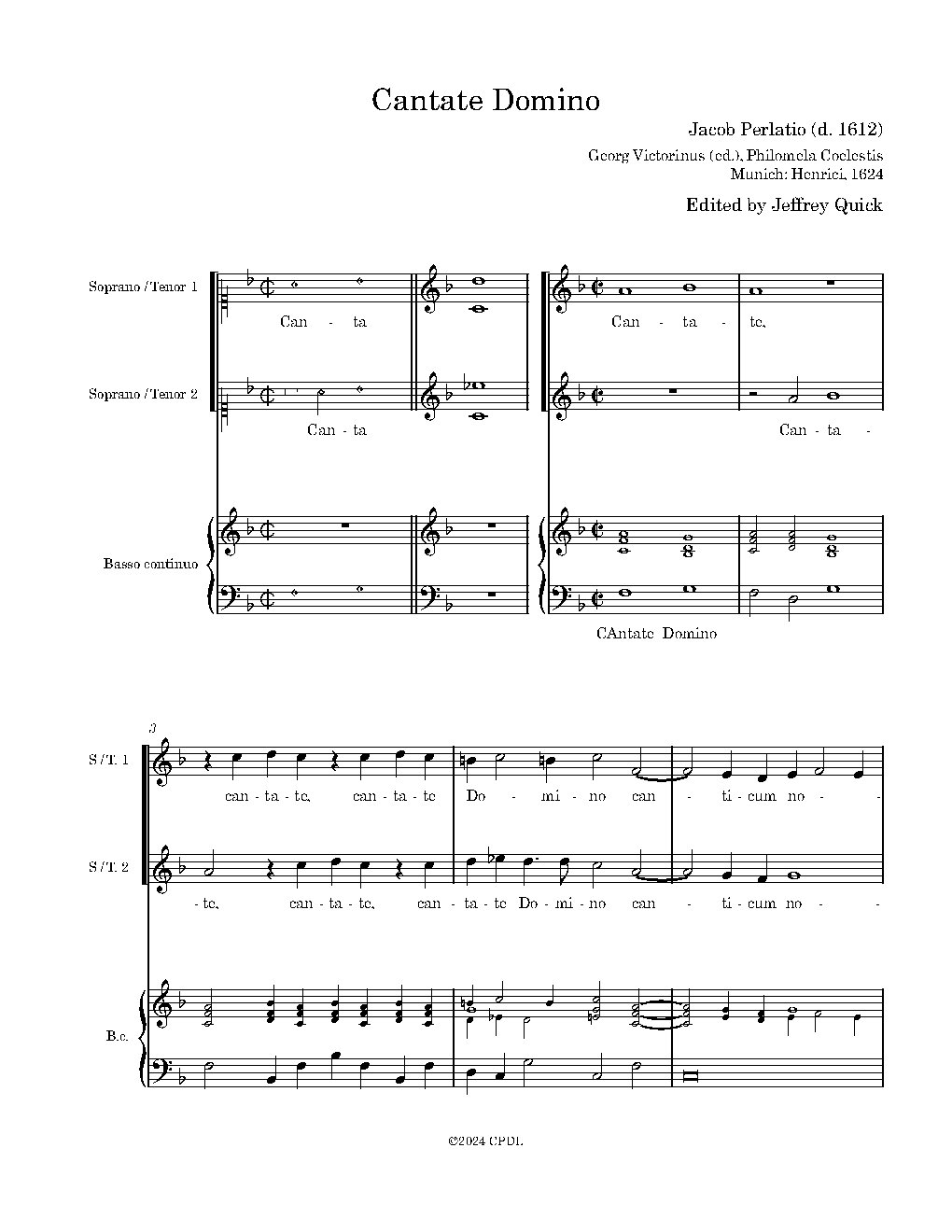 Cantate Domino