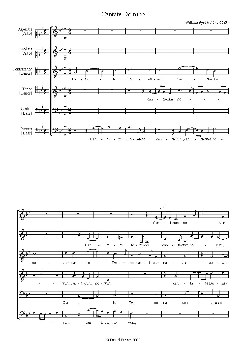 Cantate Domino