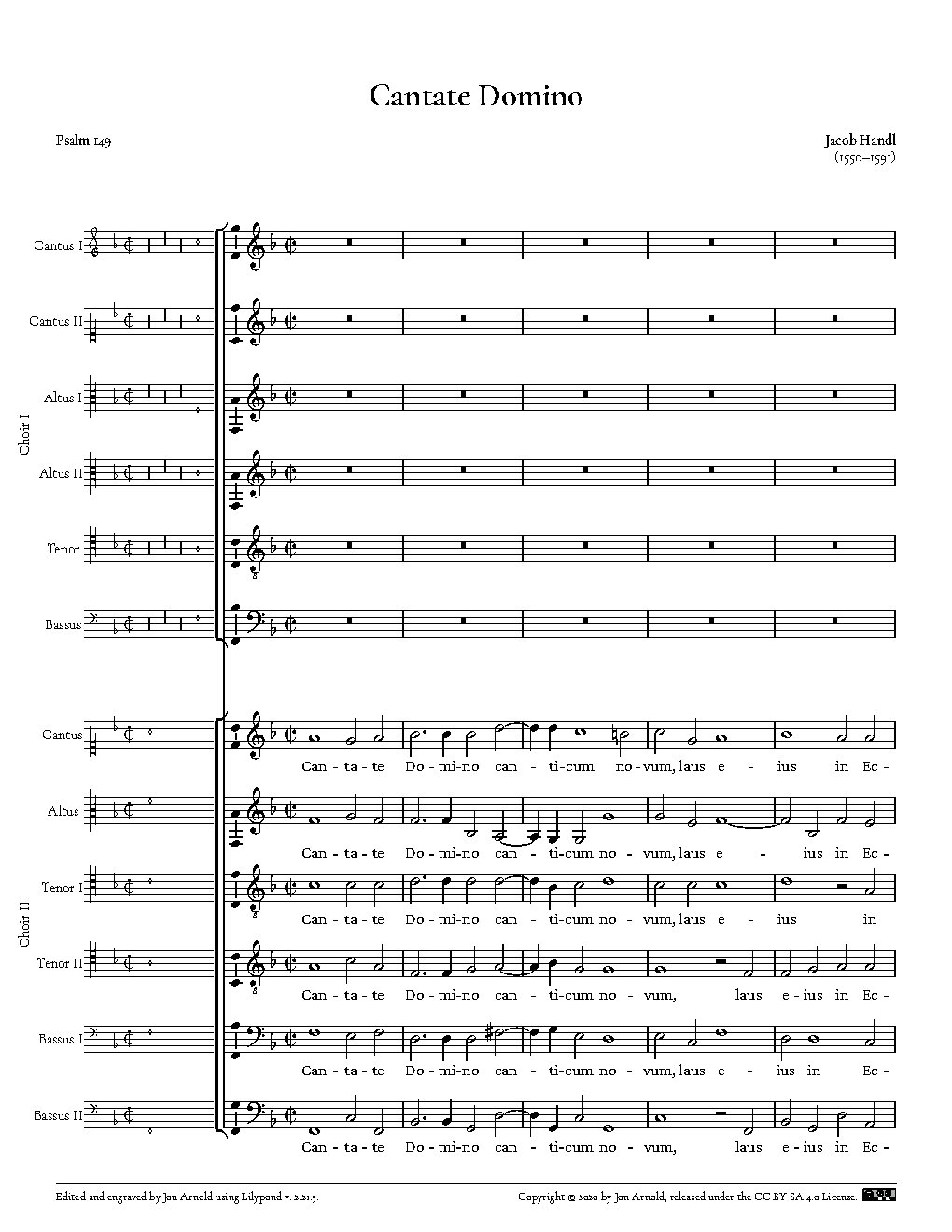 Cantate Domino a 12