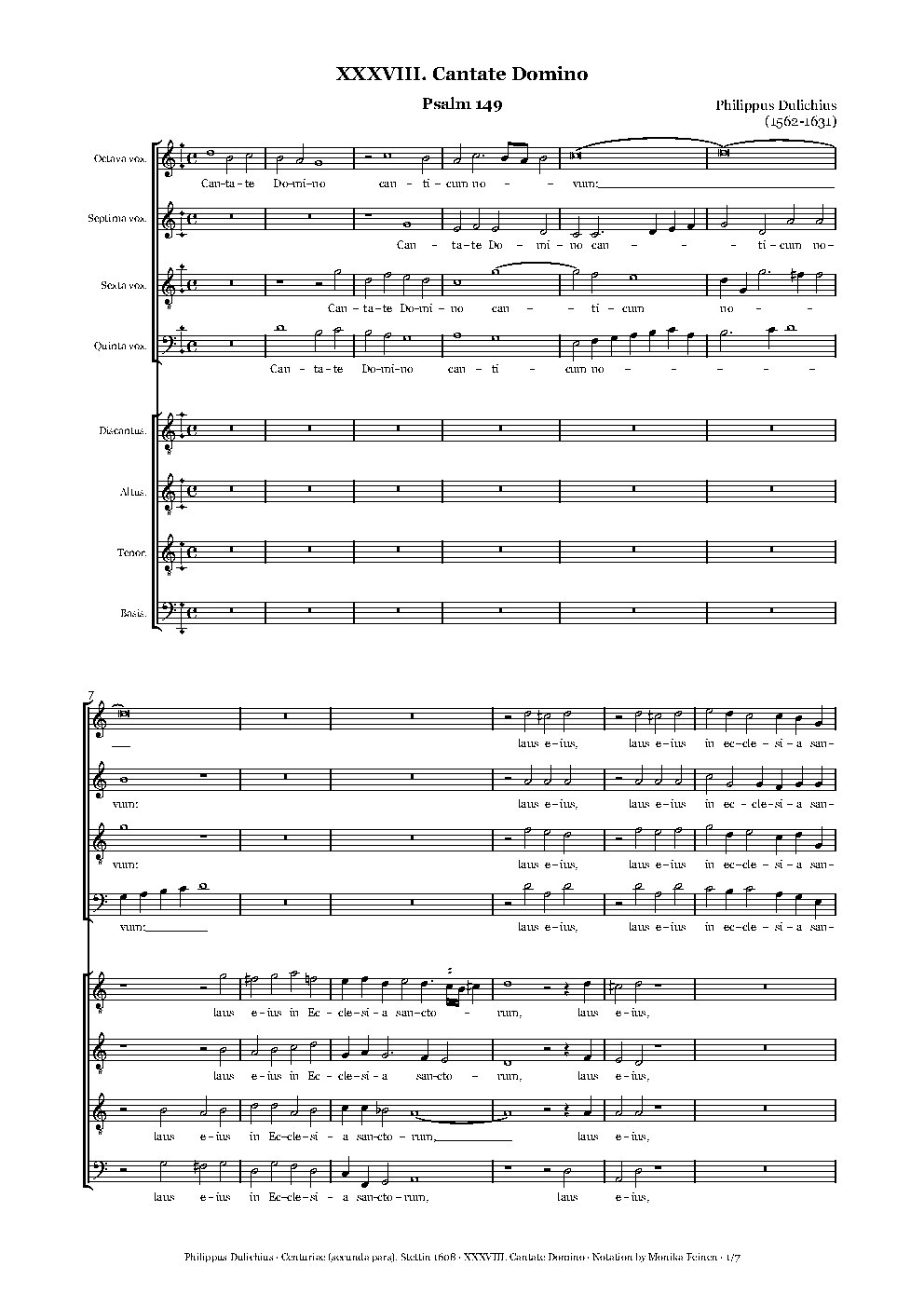 Cantate Domino
