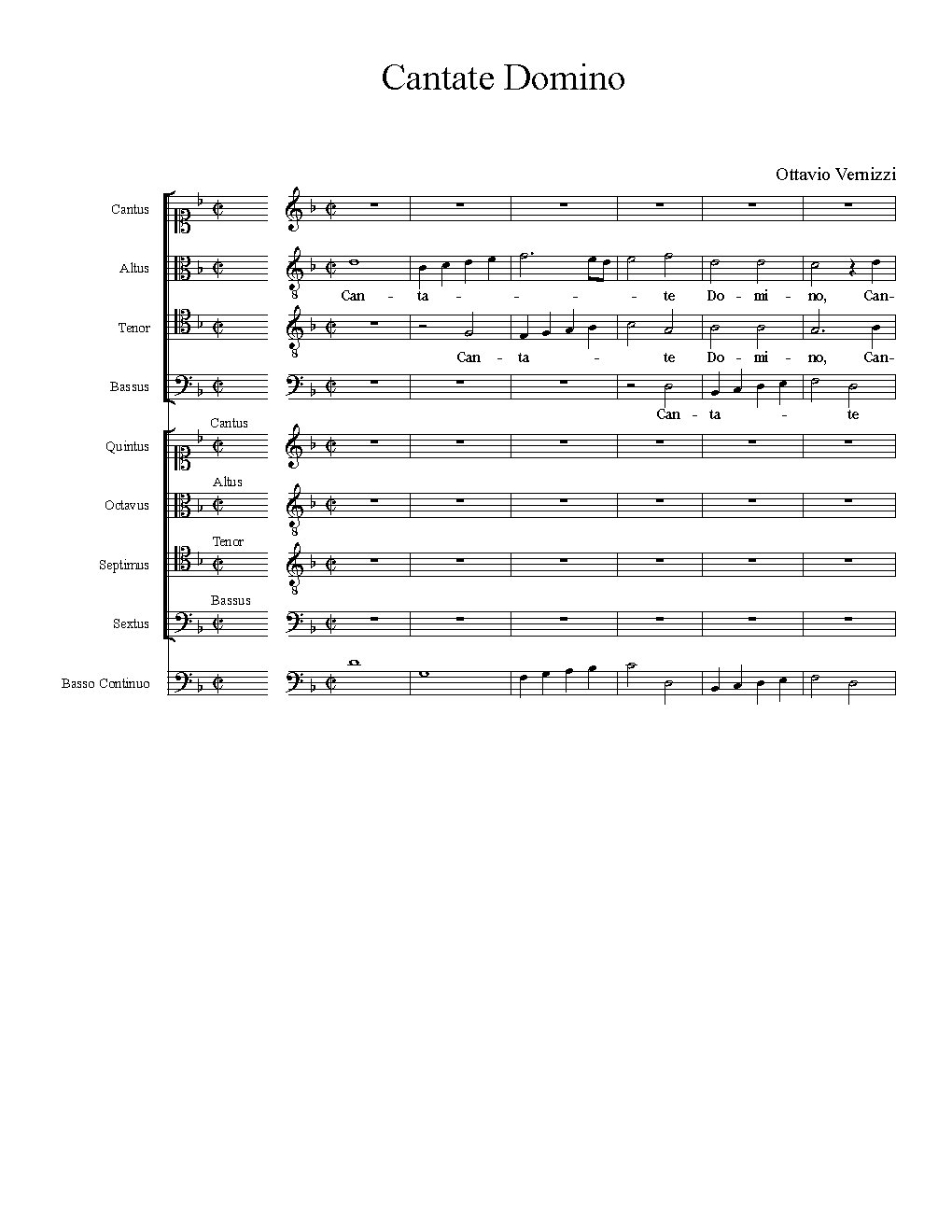 Cantate Domino