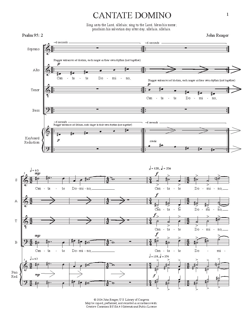 Cantate Domino