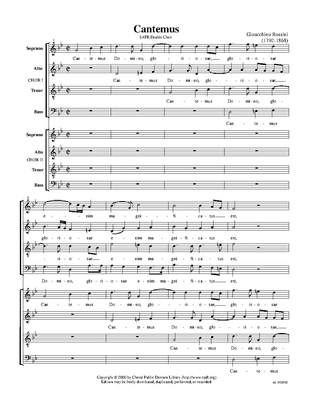 Cantemus - Choir Script PDF Thumbnail