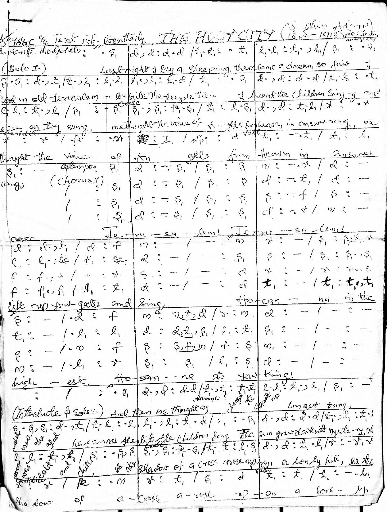 Holycity - Download Choir Script PDF