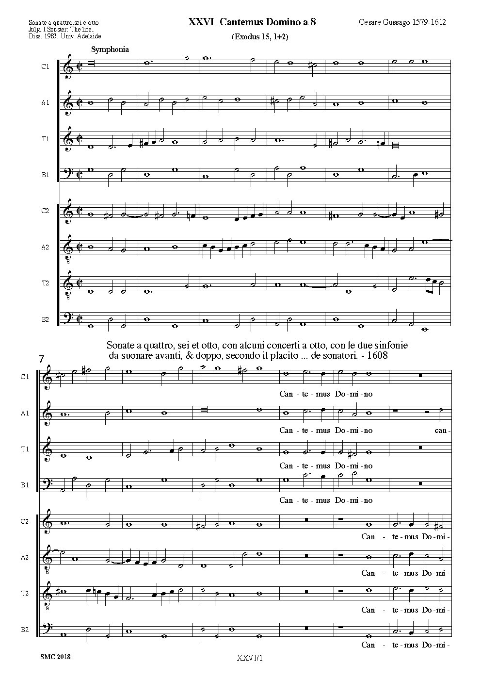 Cantemus Domino
