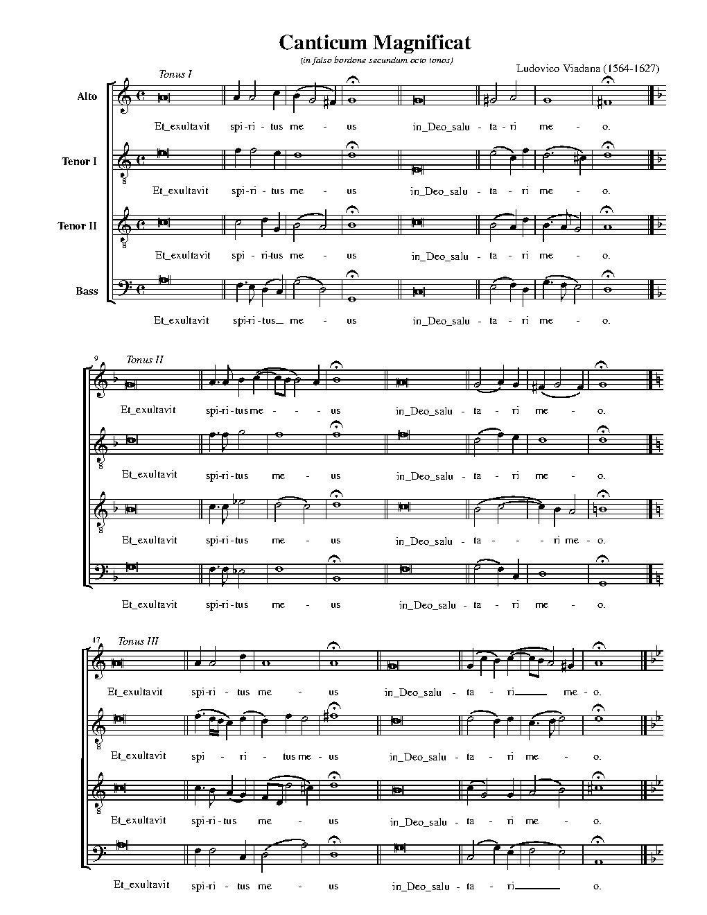 Canticum Magnificat - Choir Script PDF Thumbnail