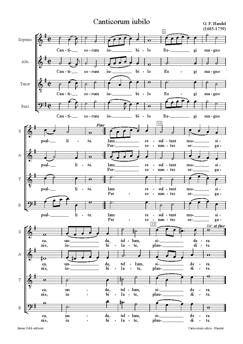 Canticorum jubilo - Choir Script PDF Thumbnail