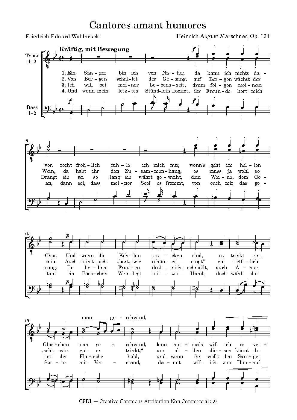 Cantores amant humores