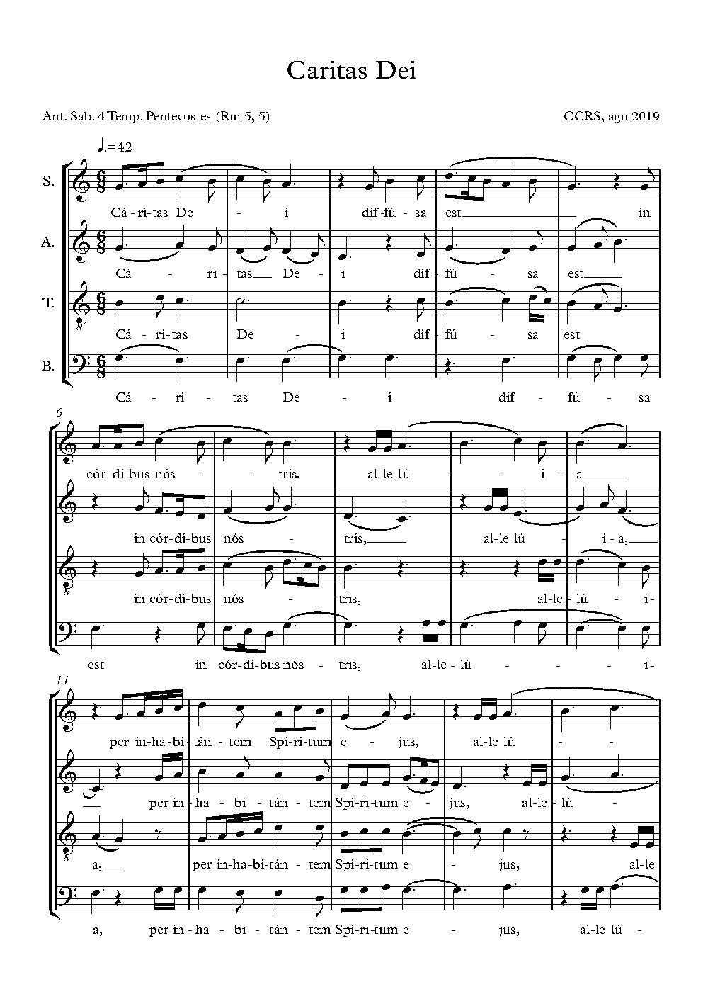 Caritas Dei