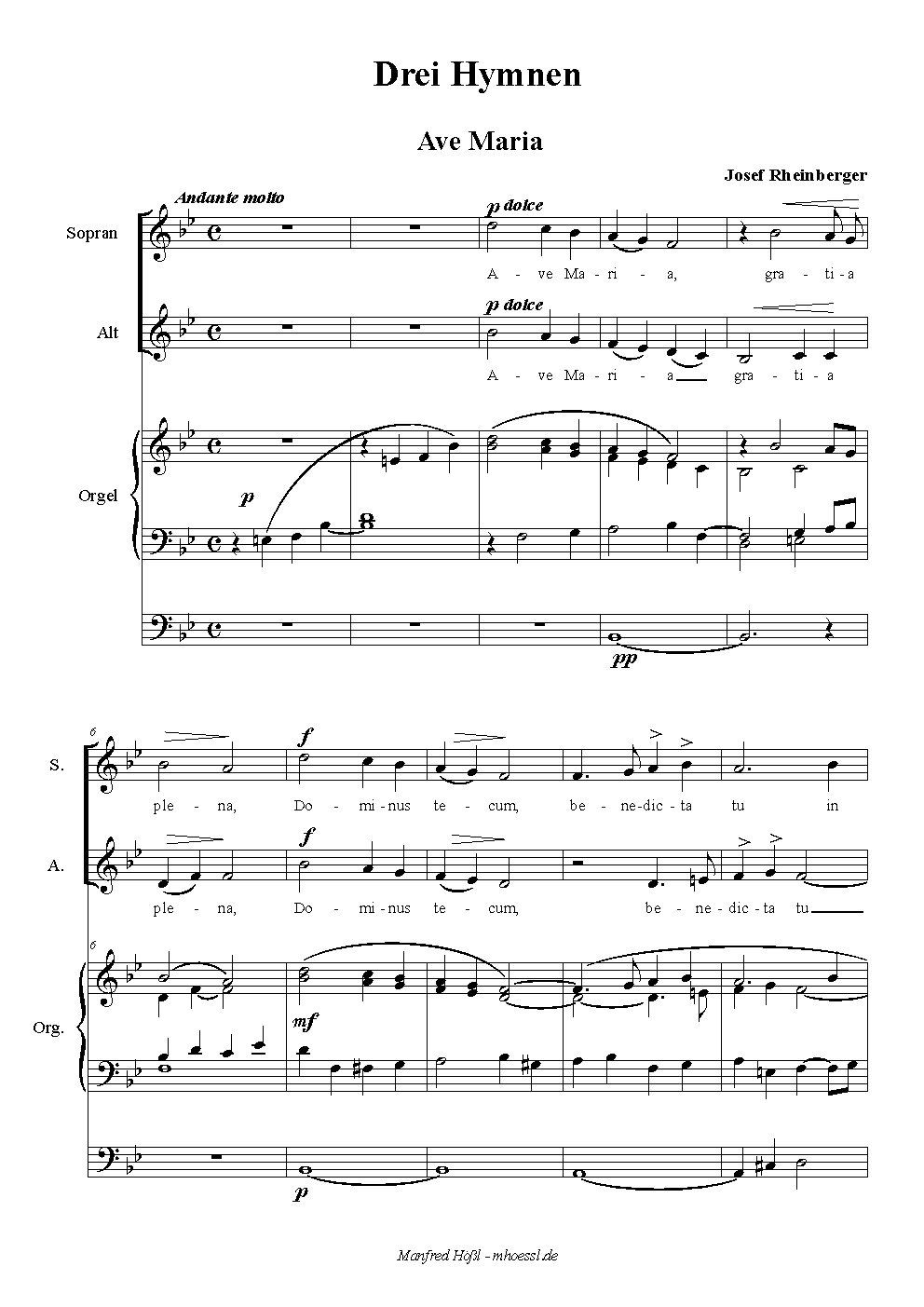 Carmina sacra, WoO 7