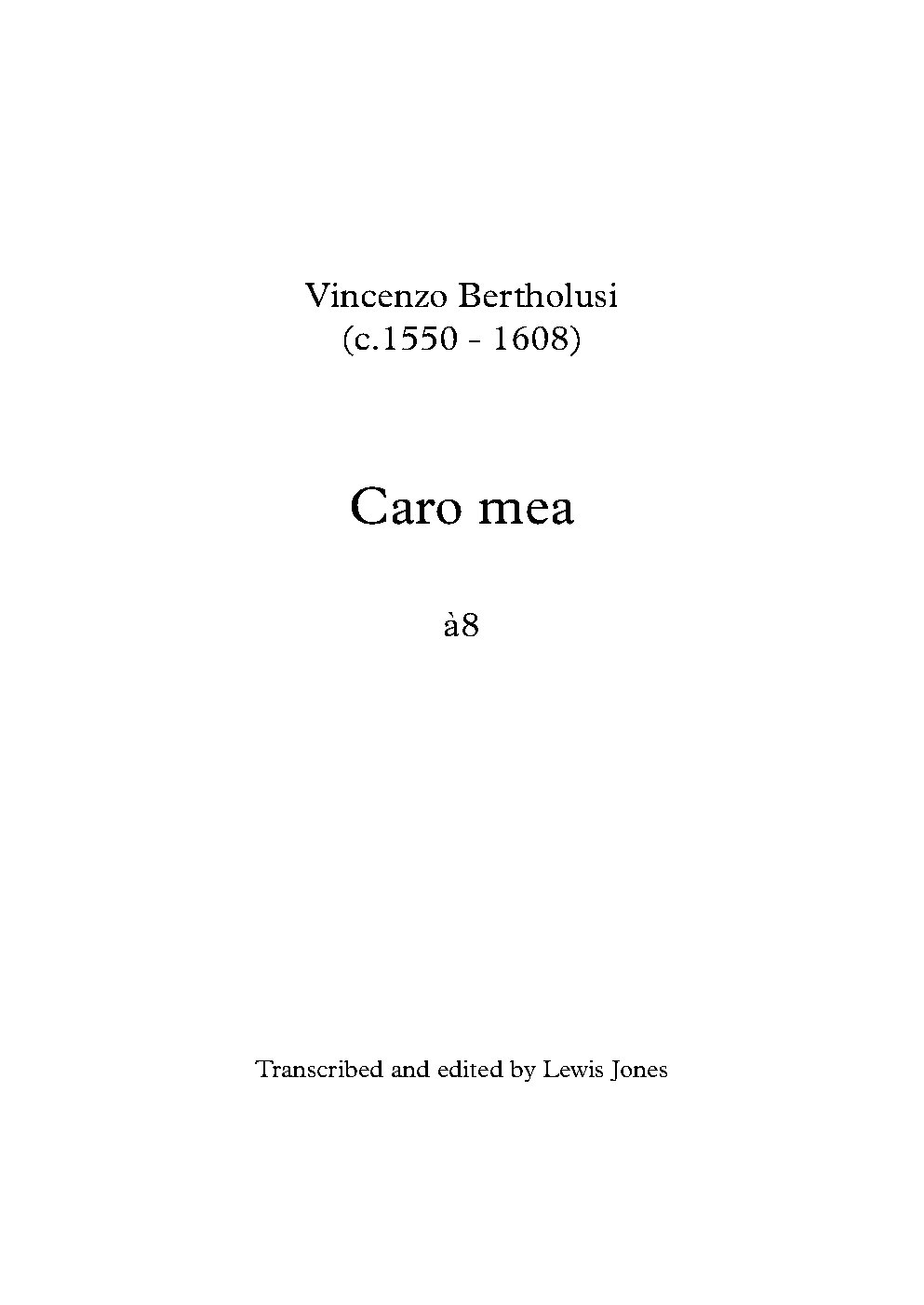 Caro mea a 8