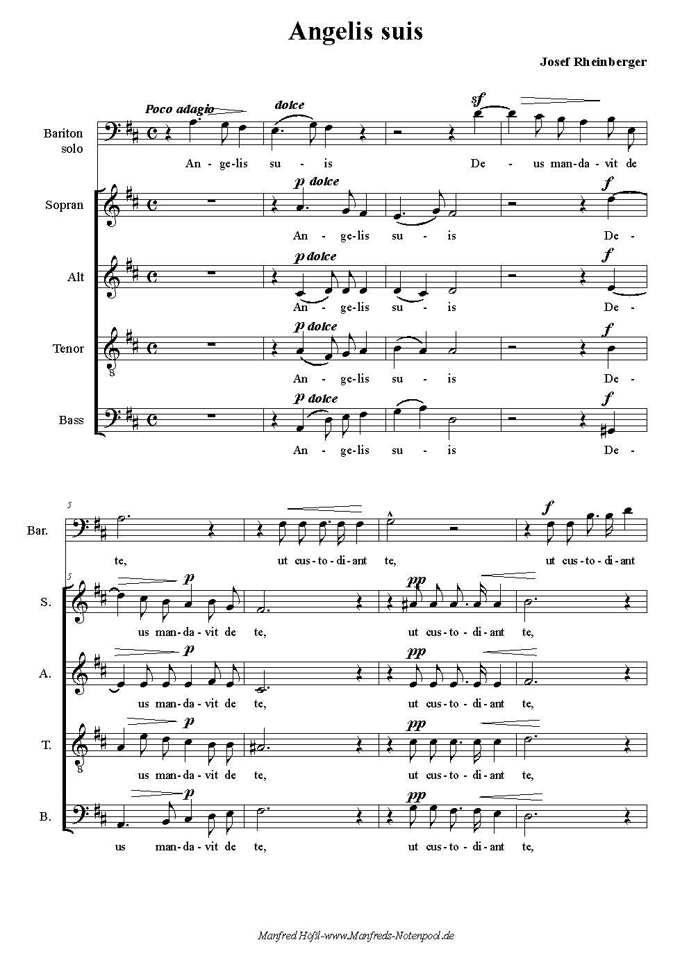Carmina sacra - 11 Motetten - Choir Script PDF Thumbnail
