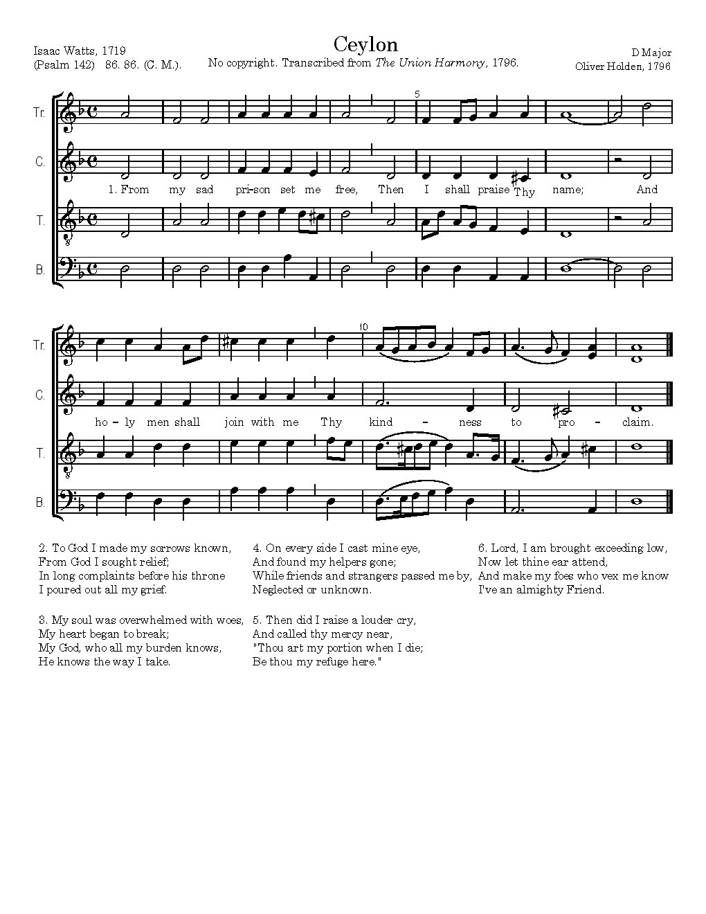 Ceylon - Choir Script PDF Thumbnail