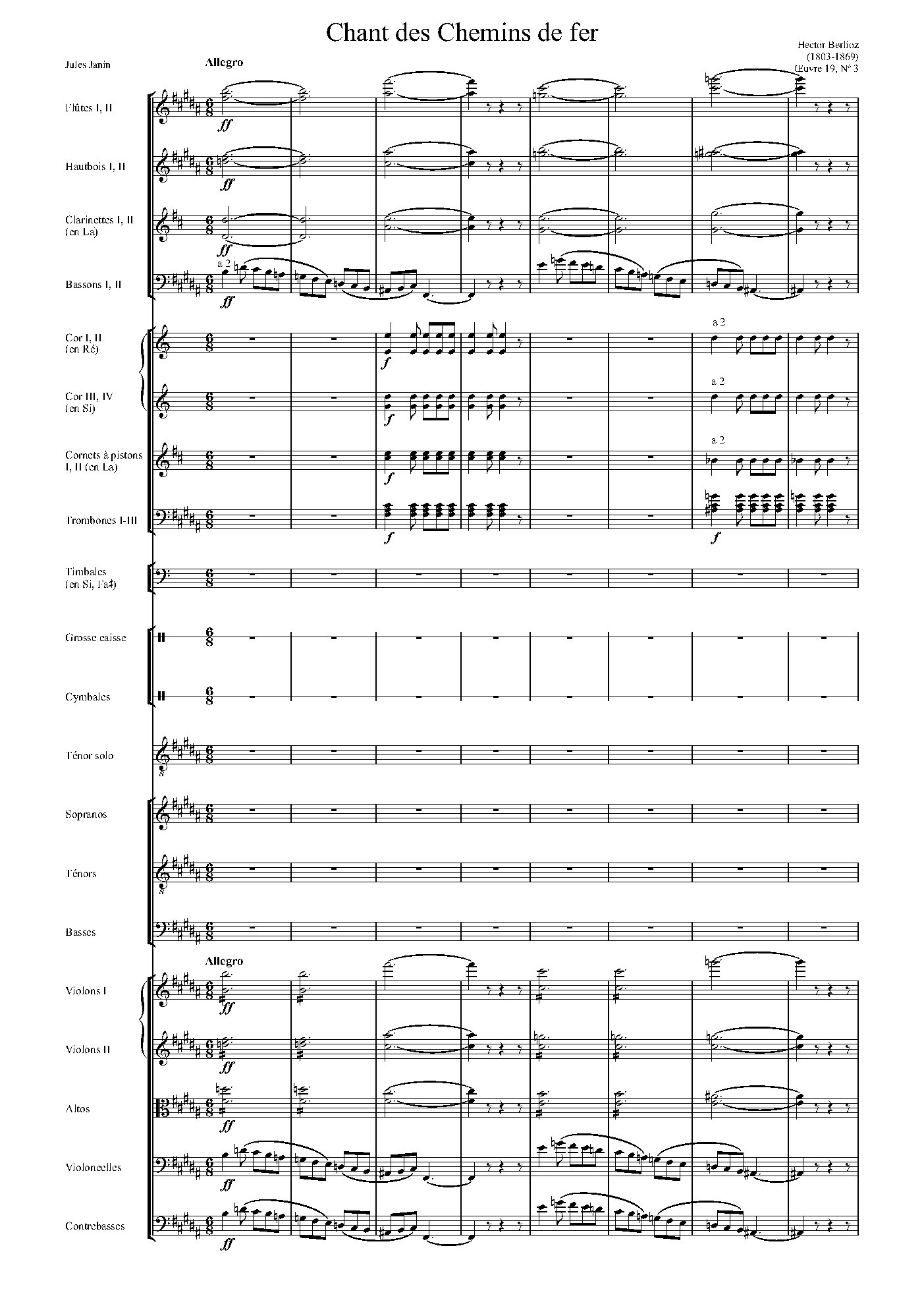 Chant des Chemins de fer