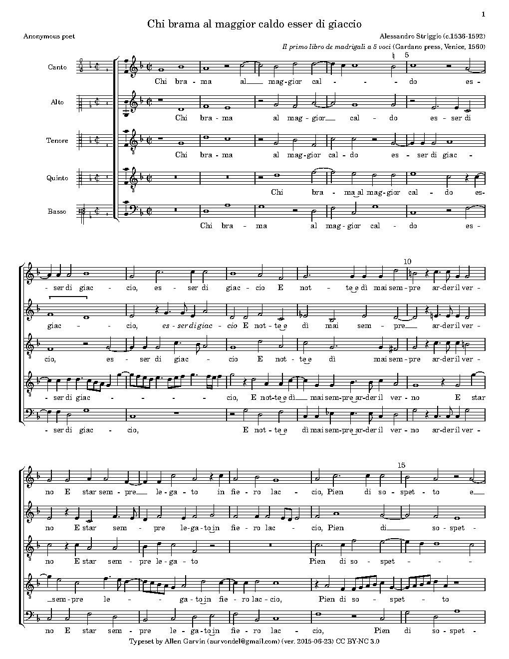 Chi brama - Choir Script PDF Thumbnail