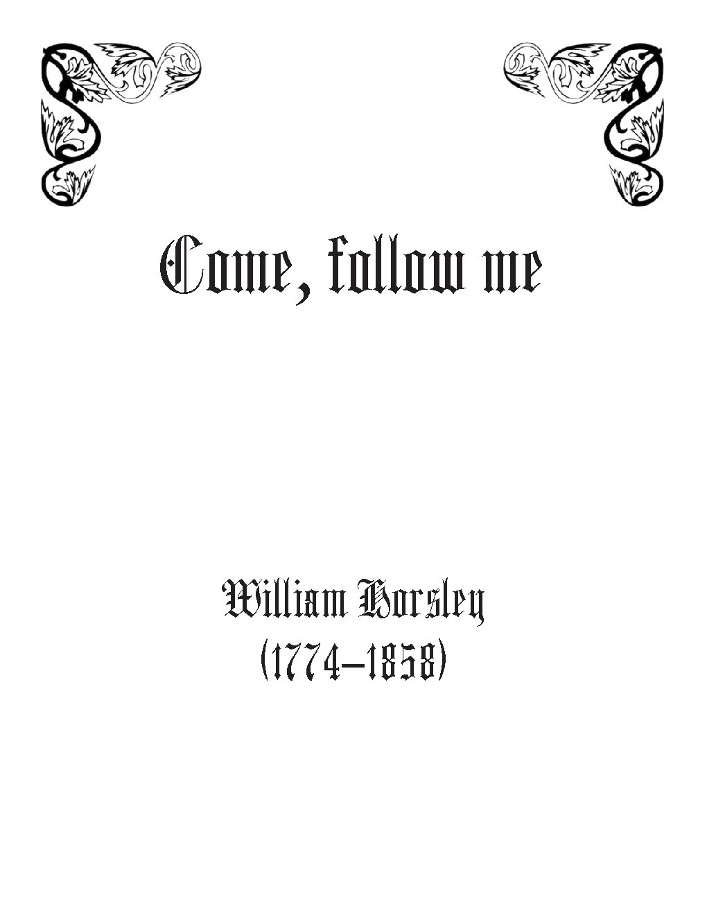 Come, follow me - Choir Script PDF Thumbnail
